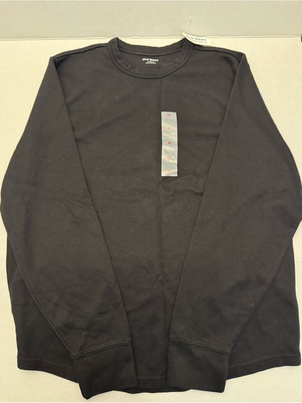 Old Navy Black Long Sleeve Crewneck Tee